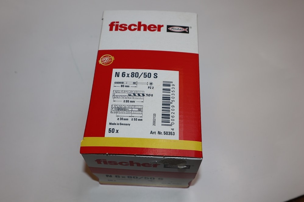 begin merknaam Gaan Fischer nagelplug N 6 x 80/50 S [50] 50353 Circulaire-bouwmaterialen